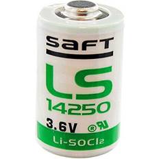 Saft LS14250 Lithium 3.6V Non-Rechargeable Battery Non-Rechargeable Batteries Lithium, Cylindrical, 3.6V, 1pcs 1/2AA, 1200mAh