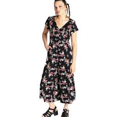 Donna - Multicolore Tute intere Tuta Rockabilly di Hell Bunny Alani Jumpsuit - Multicolore