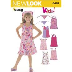 Needlework Patterns New Look Child's Dress Sewing Pattern 6478