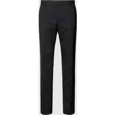 Calvin Klein Herr Byxor Calvin Klein Slim Wool Stretch Suit Trousers - Black