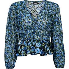 Desigual Blåa Blusar Desigual Damblus Zoé Blus - Blå