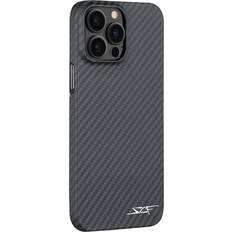 Simply Carbon Fiber Simply Carbon Fiber iPhone 15 Pro Max Case Ghost Series Black