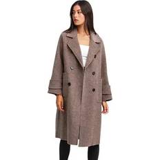 Women - Wool Coats Belle & Bloom Rumour Has It Oversized Wool Blend Coat