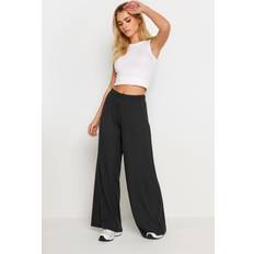 Trousers PixieGirl Petite Ribbed Button Detail T-Shirt Black 14S