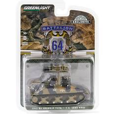 GreenLight 1945 M4 Sherman Tank "12th Armored Division Germany with T34 Calliope Rocket Launcher World War II" United States Army "Battalion 64 Hobby Exclusi