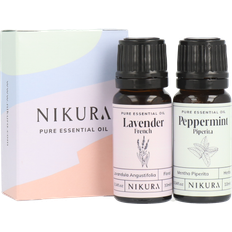 Massage- & Relaxation Products Nikura 2 X 10ml Lavender French & Peppermint Piperita Essential Oil Starter Kit