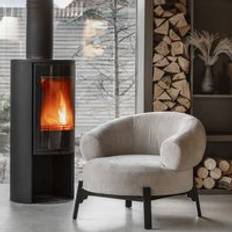 White Armchairs HJ Home Heathcliff Cream Armchair