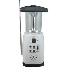 Teknikproffset Vevradio Och Campinglampa Laddas Via Dynamo Solcell USB