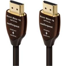 Kablar Audioquest Root Beer 18Gbps 30m HDMI-kabel