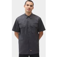 Gula Skjortor Dickies Work Shirt Ss Rec - Charcoal Grey