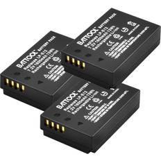 Bonacell Bonacell batterie de caméra pour Canon EOS M10 Kiss X7 Rebel SL1 EOS 100D DSLR L50, 1800mAh LP-E12 LPE12 LP E12 3 Pack la batterie
