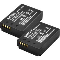 Bonacell Bonacell batterie de caméra pour Canon EOS M10 Kiss X7 Rebel SL1 EOS 100D DSLR L50, 1800mAh LP-E12 LPE12 LP E12 2 Pack la batterie
