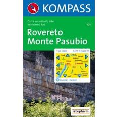 Camping & Outdoor Kompass-Karten KOMPASS Wanderkarte 101 Rovereto Monte Pasubio 1:50.000