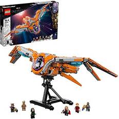 LEGO 76193 Marvel The Guardians Ship Large Building Set, Avengers Spaceship Model with Thor & Star-Lord Minifigures