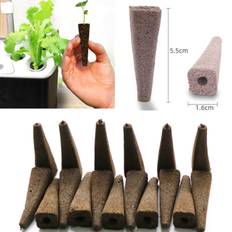 Plastic Propagators Wejoy 50Pcs Growing Sponge Seed Germination Pod Root Growing Sponge