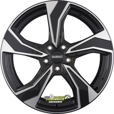 17" - 5/114,3 - Schwarz Autofelgen Dezent 2x kb black/polished 6.5x17 et40 lk5/114.3 ml60.1 felge alu