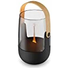 Aroma diffuser & lanterna Sophie Little, med batteri upp till 7 h, lämplig inomhus- och utomhusbruk, upplyst och doftad, med flameffekt, svart