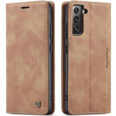 CaseMe Plånboksfodral Samsung Galaxy S22 Plus Brun