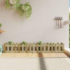 Garden Raised Bed with Fence Impregnated