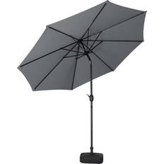 Living and Home Crank Tilt Parasol with Base 300cm