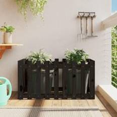 Garden Raised Bed with Fence Pine