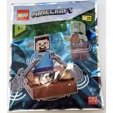 Cheap LEGO Minecraft LEGO Minecraft Steve with Drowned Foil Pack Set 662205 Bagged