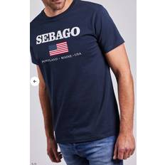 Sebago Sam Printed Tee Navy