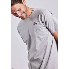 Sebago Kläder Sebago Noah Logo Tee Grey Melange