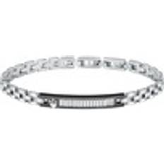Maserati Mens Bracelet Stainless Steel Black