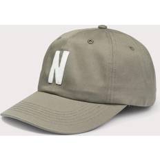 Norse Projects Men Caps Norse Projects Mens Felt N Twill Sports Cap Colour: 8076 Sediment Green