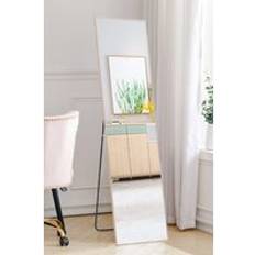 Living and Home Rectangular Length Gold Wall Mirror