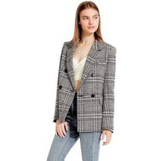 Men - XS Blazers Belle & Bloom Piccadilly Wool Blend Plaid Blazer