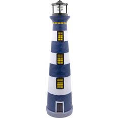 Gardenkraft GardenKraft LED Solar Revolving Lighthouse Ornament