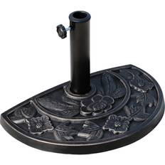 OutSunny Bronze Heavy Duty Half Round Parasol Base