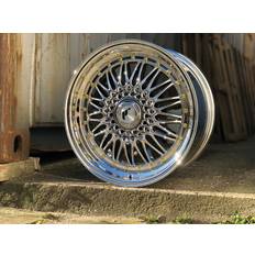 Japan Racing 8,5j + 10j neu retro felgen jr9 5x112 mercedes chromfelgen abe - verchromt