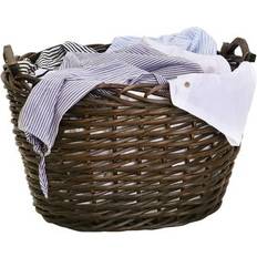 Coopers of Stortford Oval Dark Log Basket