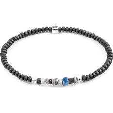 Multicolour Bracelets Anchor & Crew Paralana Silver and Stone Bracelet 21cm