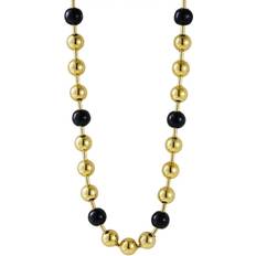 Bud to rose Halsband Bud to rose Eclipse Short Necklace, Black/Gold