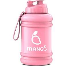 Mango 2.2 Litre Water Bottle With Straw and Time BPA Free Xl Jug Extra Large Durable Sports Bottles With Flip Cap Ideal For Gym and