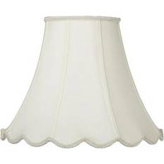 Shades CAL Lighting Eggshell Faux Silk Bell Shade