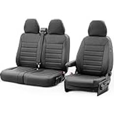 Car Upholstery O Tom York Design Artificial Leather Seat Cover Set Trafic/Opel Vivaro/Nissan Primast 51023NY