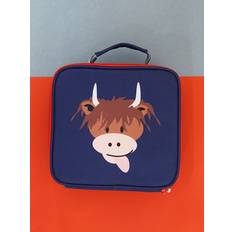 Blade & Rose Hamish Highland Cow Lunchbox Children's Lunchbox Grey Size