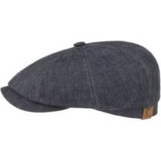 Stetson Hatteras Linen Newsboy Cap denim