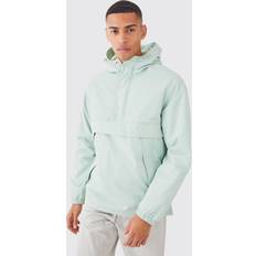 Buitenkleding boohooMAN Overhead Hooded Parka - Sage Man