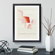 East Urban Home Goldfish Ohara Koson Picture Graphic Framed Art