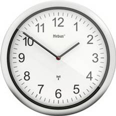 Mebus Radio 25 cm x 4 cm Silver Wall Clock