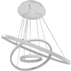 Lampadario 50w Plafoniera Pianeta Sospesa Moderna 6500k B40 Lampada a Sospensione