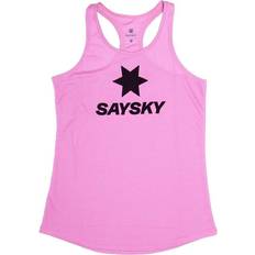 Saysky Linnen Saysky Logo Flow Singlet Löparlinne Pink
