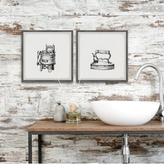 Marmont Hill Old Washer Diptych Paper Framed Art