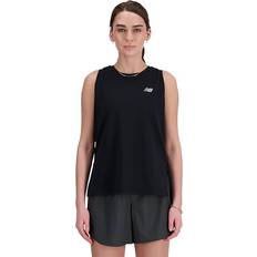 New Balance Women Tank Tops New Balance Women's Sport Essentials Heathertech Tank - Black